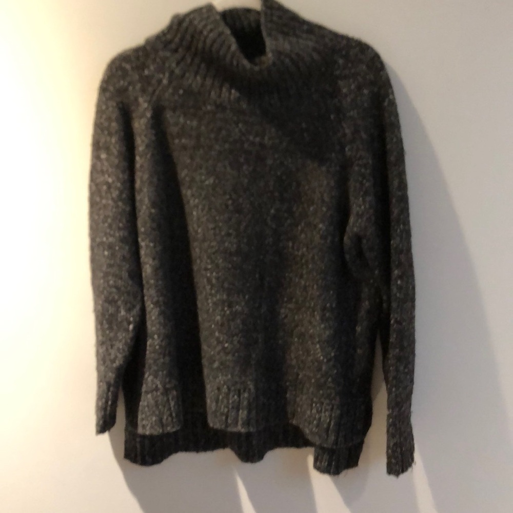 Oversized turtleneck sweater